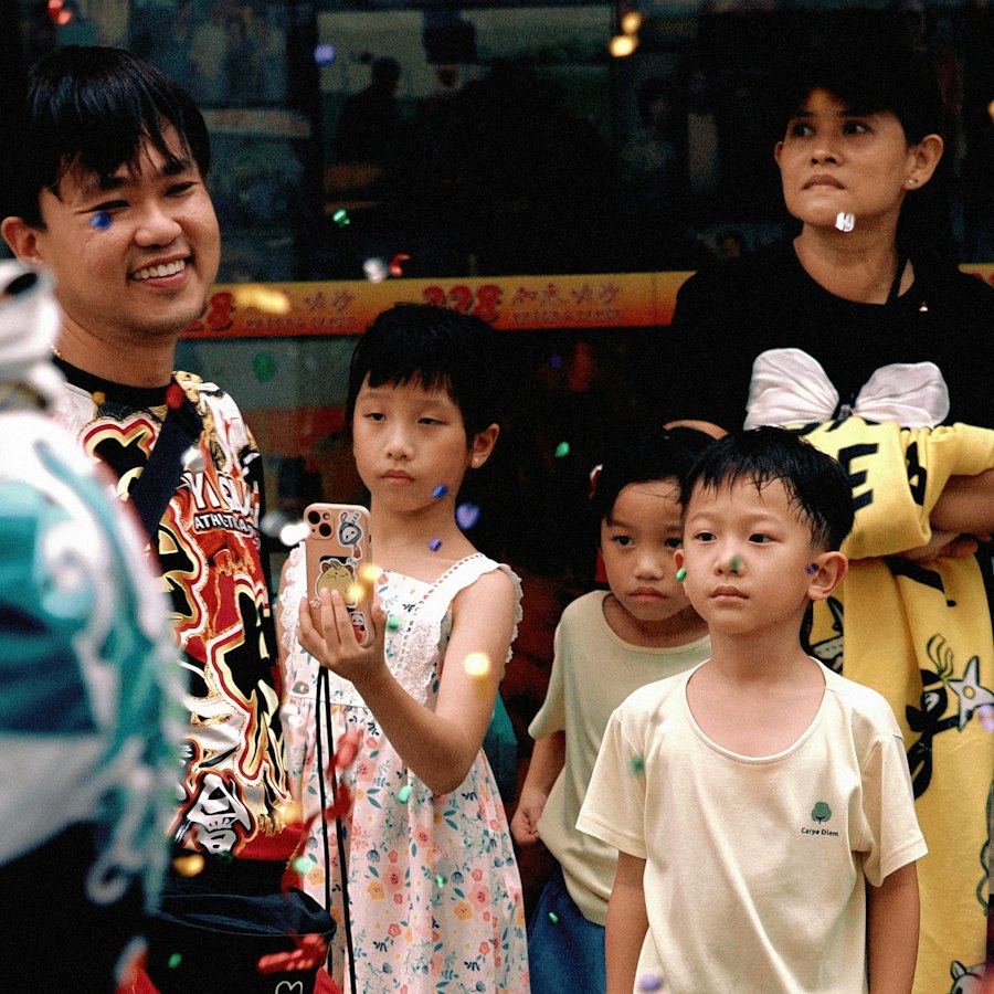 Children exploring on a field trip outing